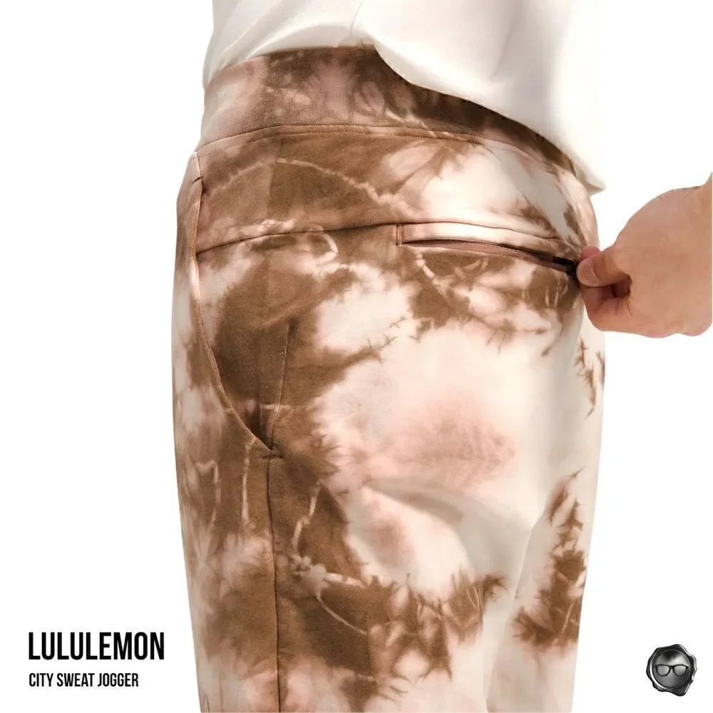 LULULEMON CITY SWEAT JOGGER EARTH DYE / TIE DYE SWEATPANTS MEN’S SIZE SMALL NWT